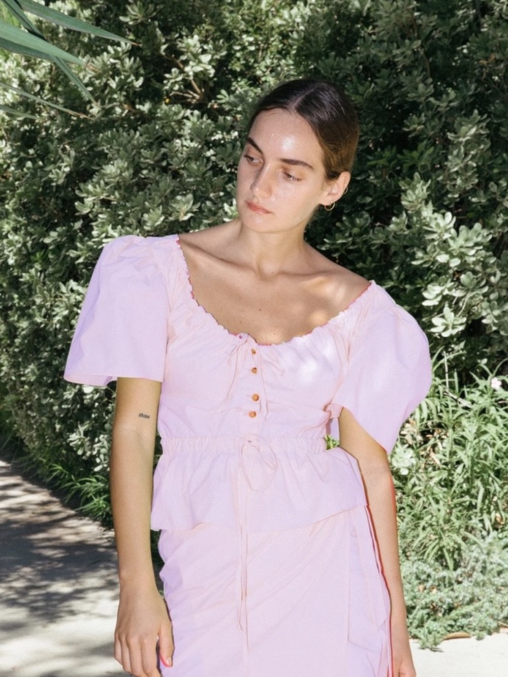 Ciao Lucia Ezio Top Pink Cotton